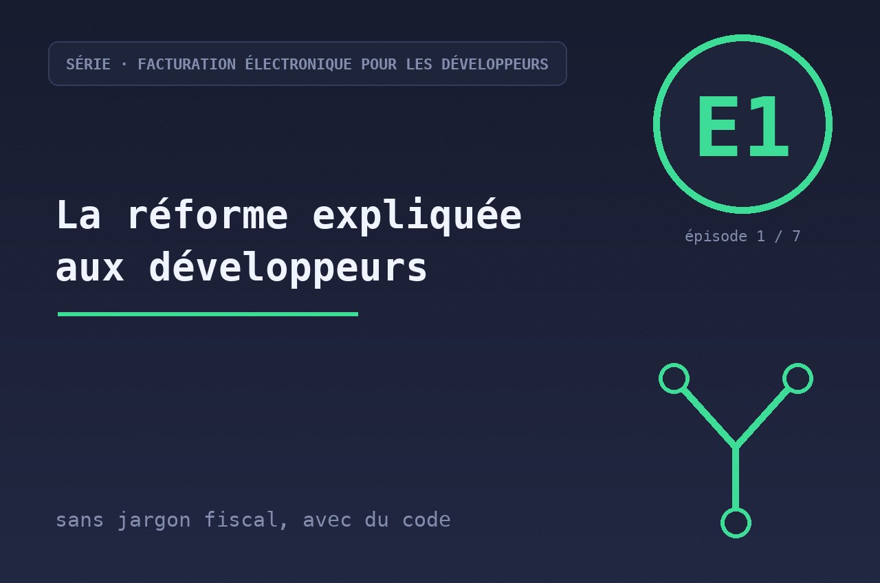 La facturation électronique expliquée aux développeurs : ce qui change vraiment le 1er septembre 2026