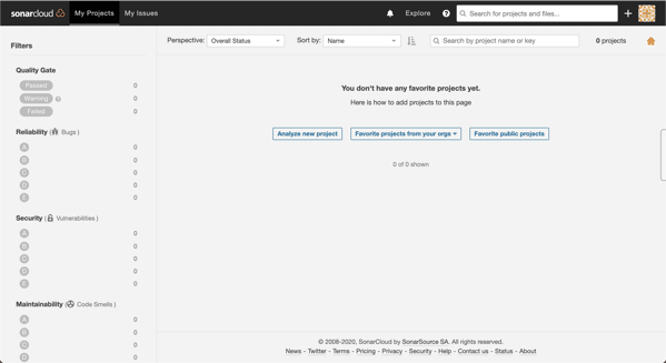 My project sonarcloud